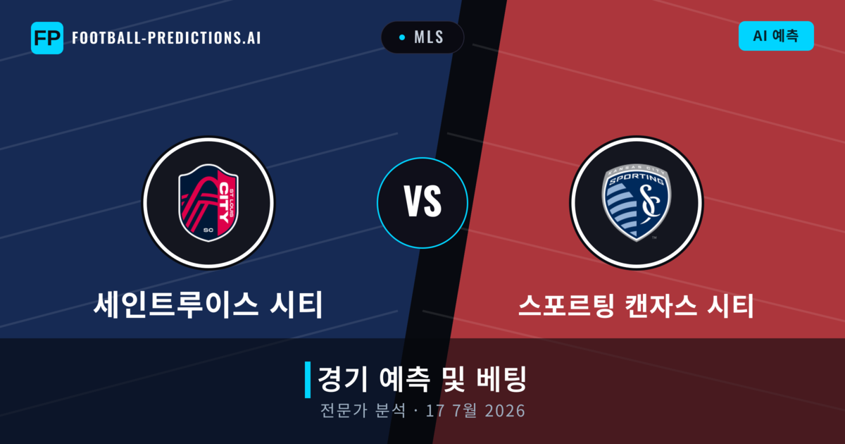 세인트루이스 시티 대 스포르팅 캔자스 시티 — 경기 예측 및 프리뷰