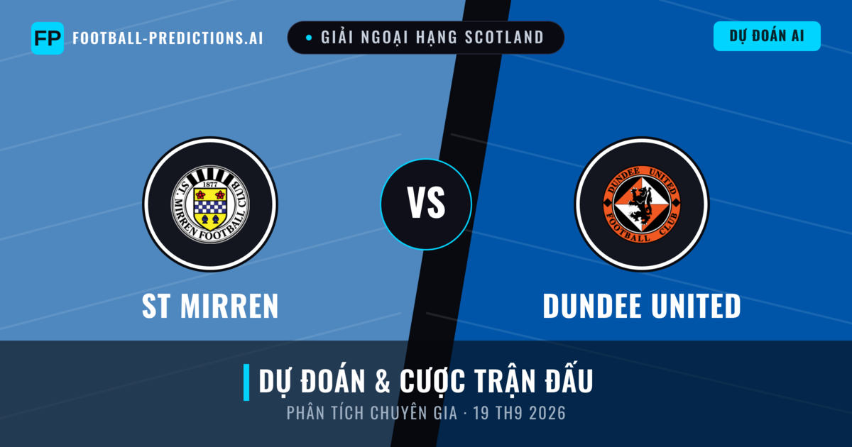 ST Mirren vs Dundee United — dự đoán và xem trước trận đấu