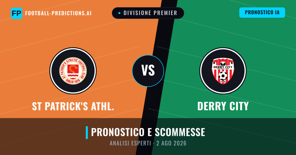St Patrick's Athl. vs Derry City — pronostico e anteprima del match