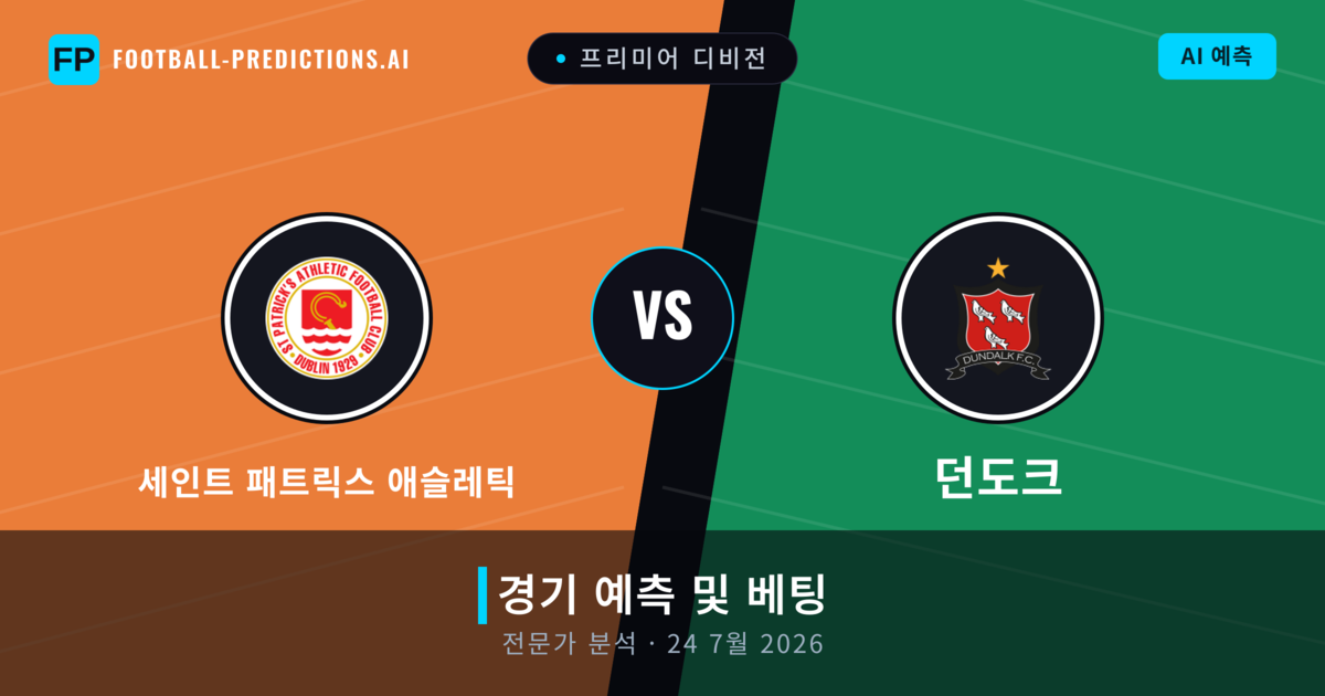 세인트 패트릭스 애슬레틱 대 던도크 — 경기 예측 및 프리뷰