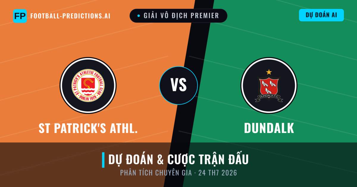 St Patrick's Athl. vs Dundalk — dự đoán và xem trước trận đấu