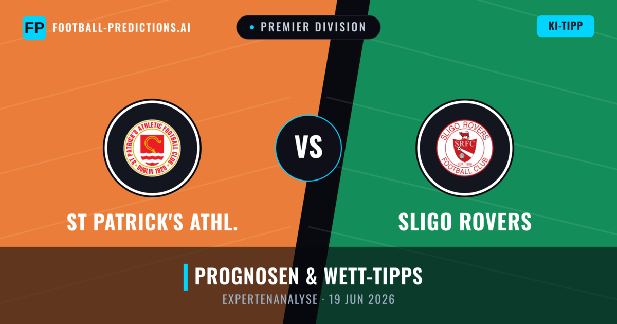 St Patrick's Athl. vs Sligo Rovers — Prognose und Spielvorschau