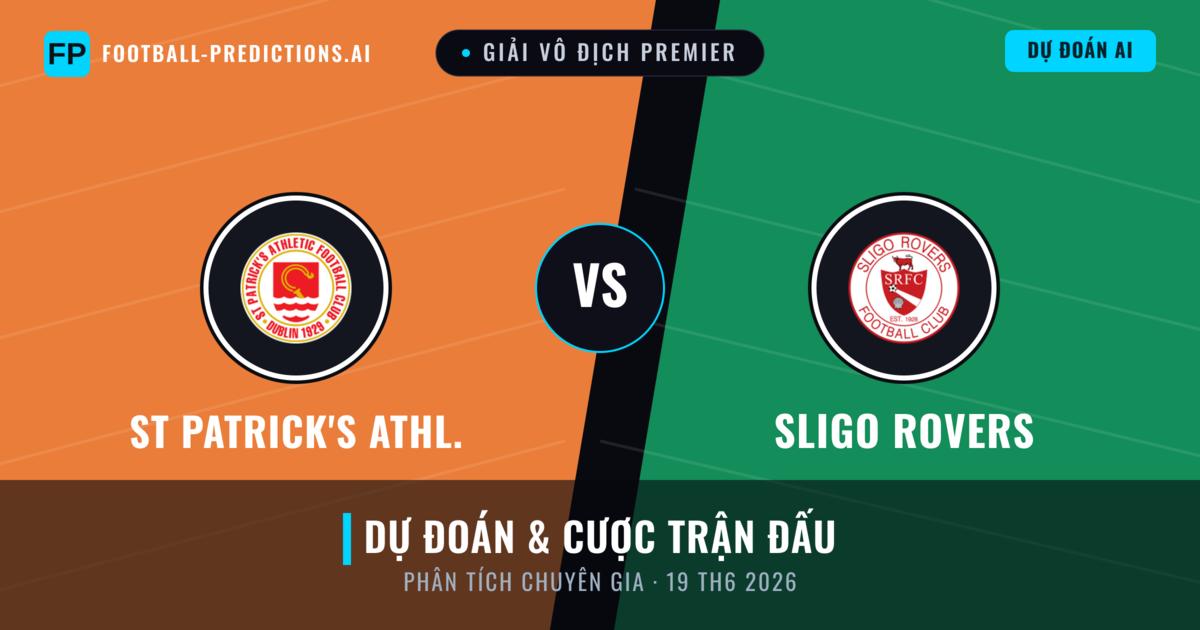 St Patrick's Athl. vs Sligo Rovers — dự đoán và xem trước trận đấu