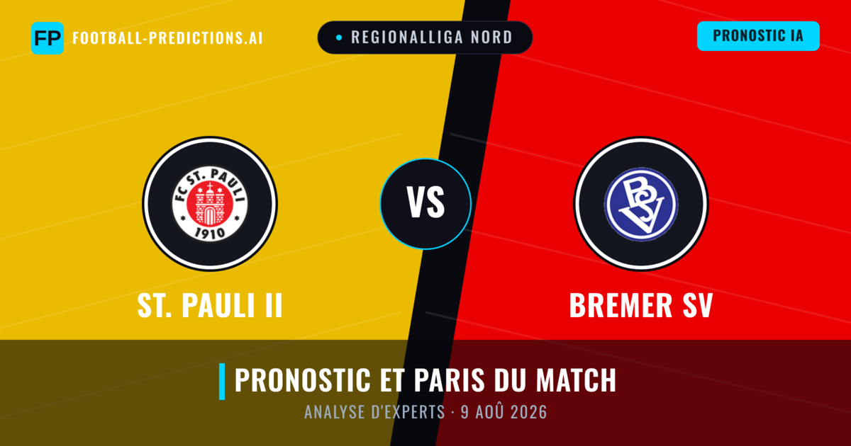 St. Pauli II vs Bremer SV — pronostic et avant-match