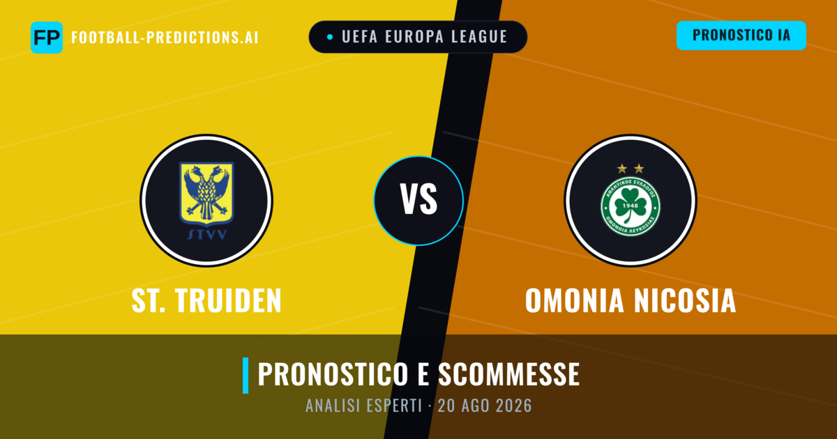 St. Truiden vs Omonia Nicosia — pronostico e anteprima del match