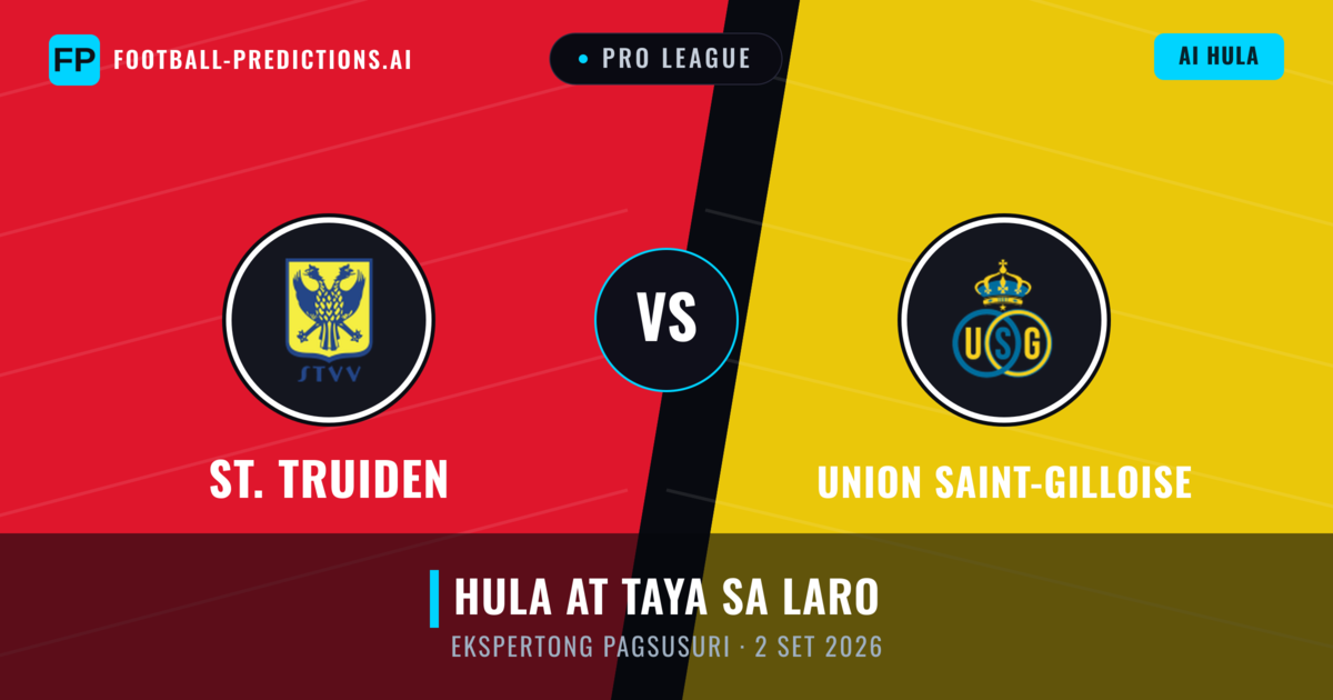 St. Truiden vs Union Saint-Gilloise — hula at preview ng laban