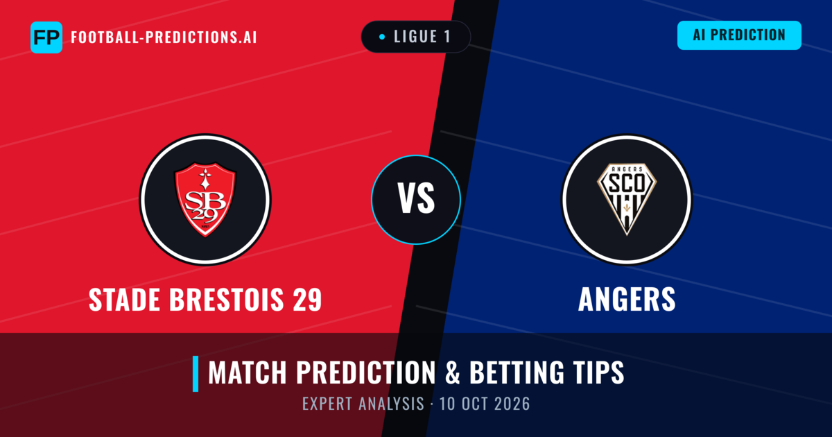 Stade Brestois 29 vs Angers — match prediction & preview