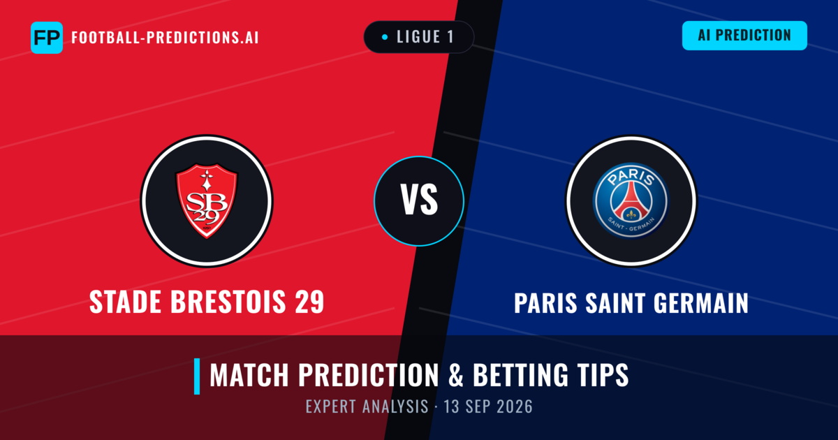 Stade Brestois 29 vs Paris Saint Germain — match prediction & preview