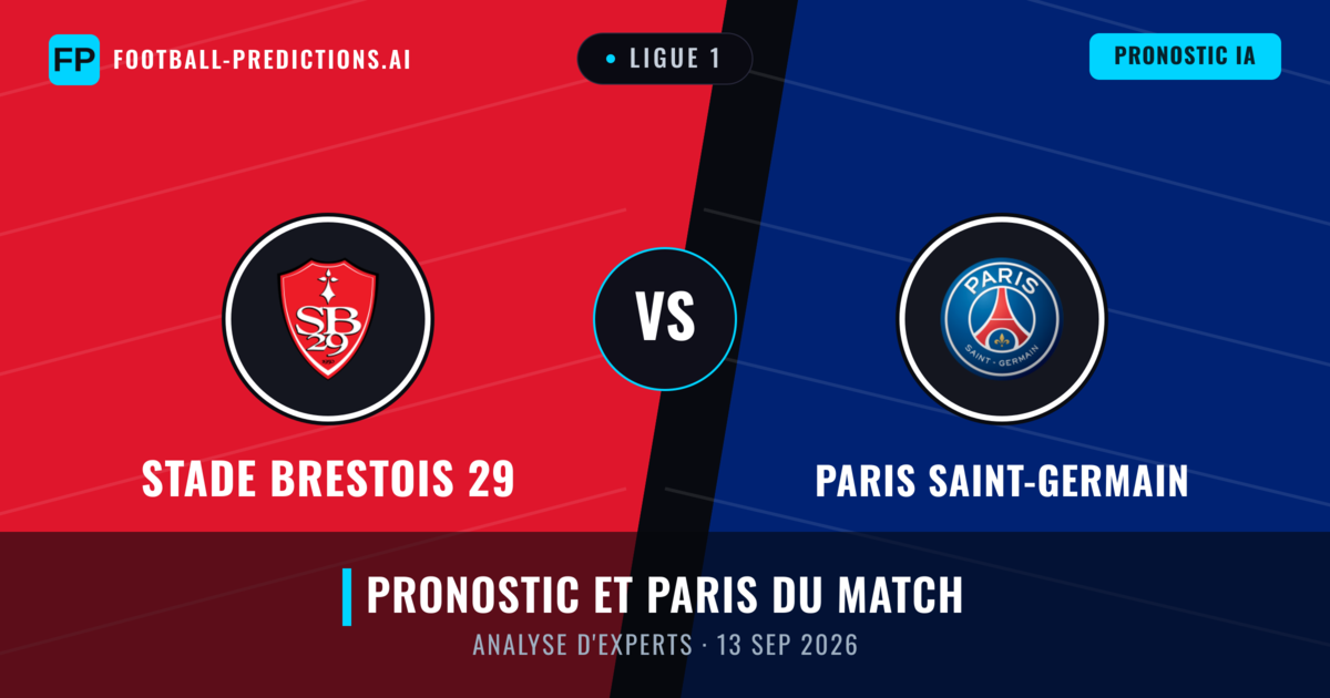 Stade Brestois 29 vs Paris Saint-Germain — pronostic et avant-match
