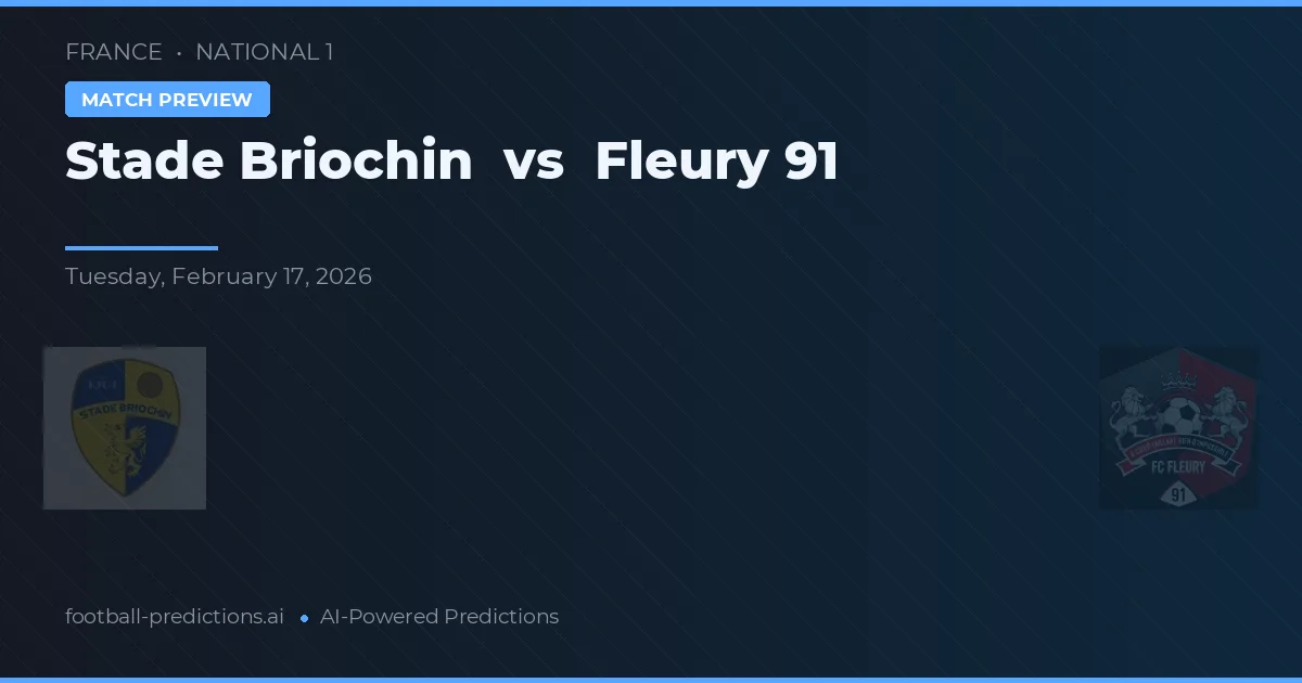 Stade Briochin vs Fleury 91 — prediksi dan pratinjau pertandingan