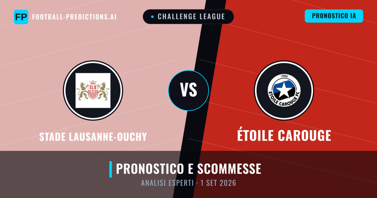 Stade Lausanne-Ouchy vs Étoile Carouge — pronostico e anteprima del match