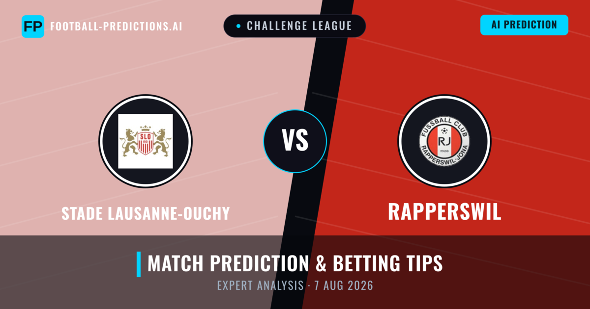 Stade Lausanne-Ouchy vs Rapperswil — match prediction & preview