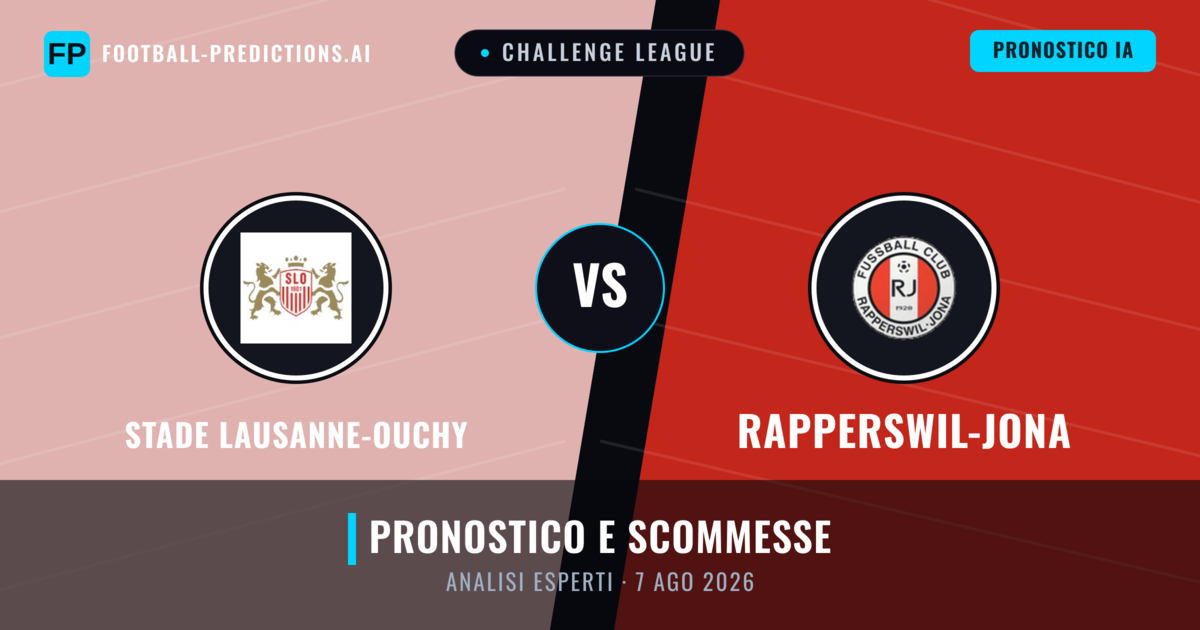 Stade Lausanne-Ouchy vs Rapperswil-Jona — pronostico e anteprima del match