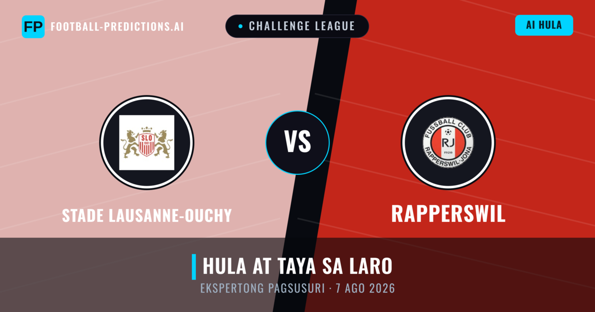 Stade Lausanne-Ouchy vs Rapperswil — hula at preview ng laban