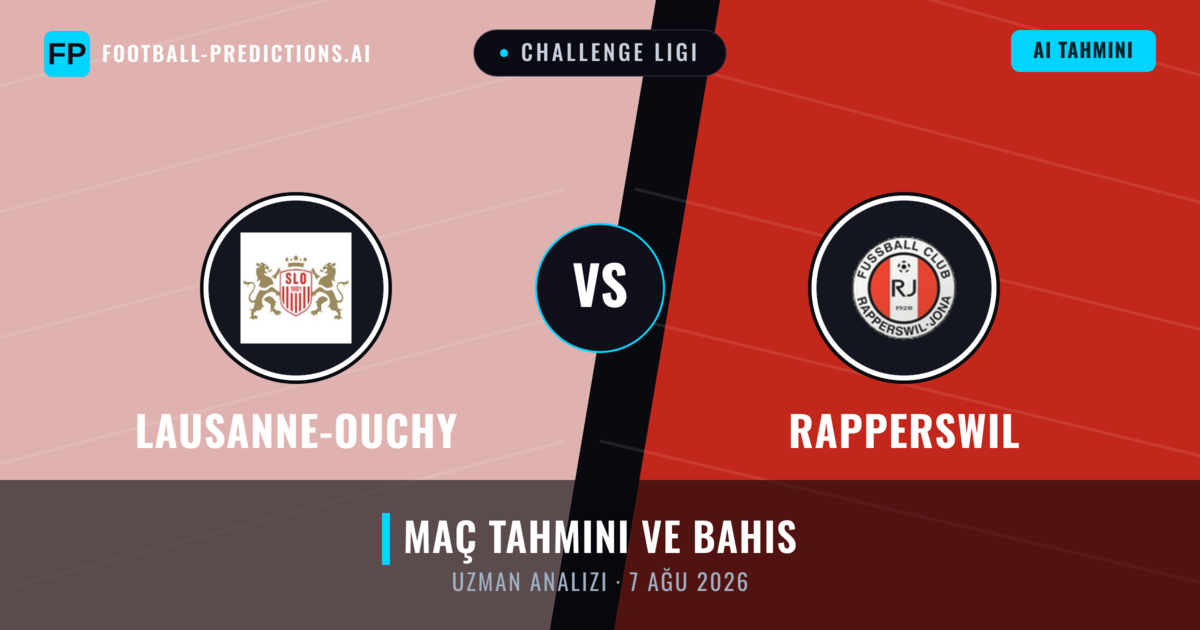 Lausanne-Ouchy - Rapperswil — maç tahmini ve önizleme