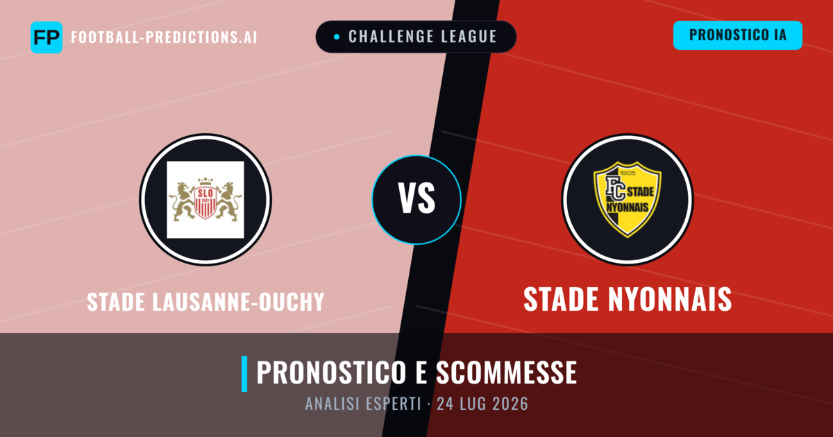 Stade Lausanne-Ouchy vs Stade Nyonnais — pronostico e anteprima del match