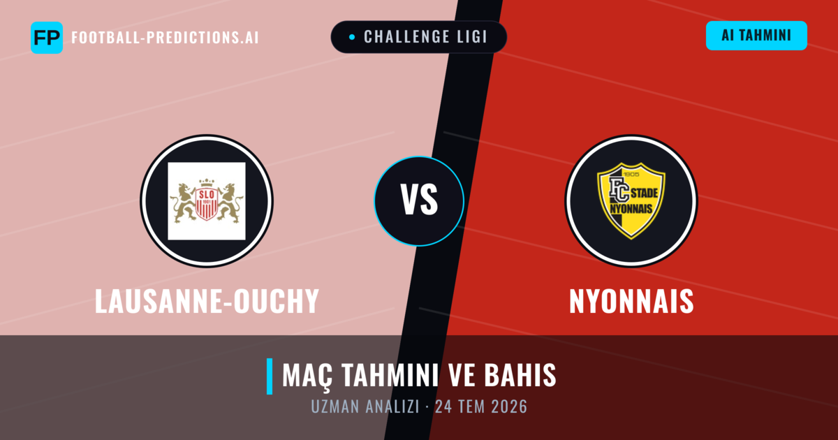 Lausanne-Ouchy - Nyonnais — maç tahmini ve önizleme