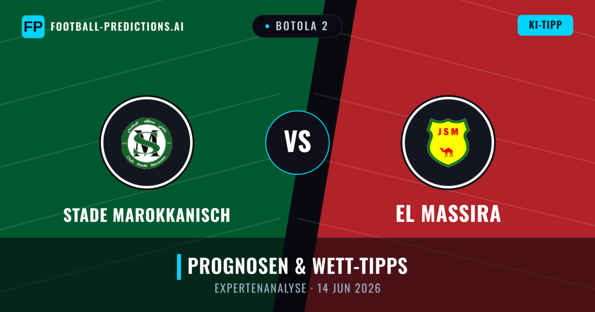 Stade Marokkanisch vs El Massira — Prognose und Spielvorschau
