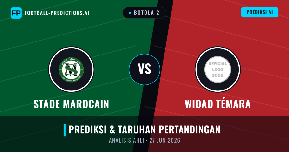 Stade Marocain vs Widad Témara — prediksi dan pratinjau pertandingan