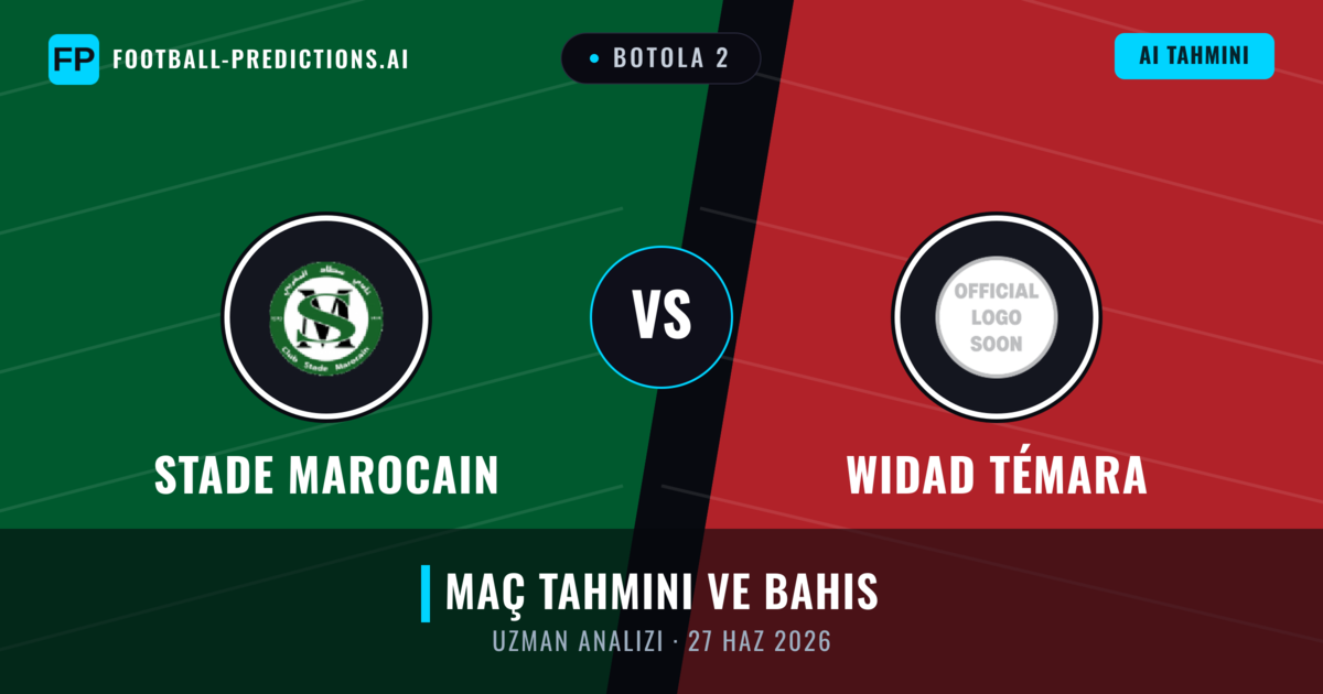Stade Marocain - Widad Témara — maç tahmini ve önizleme