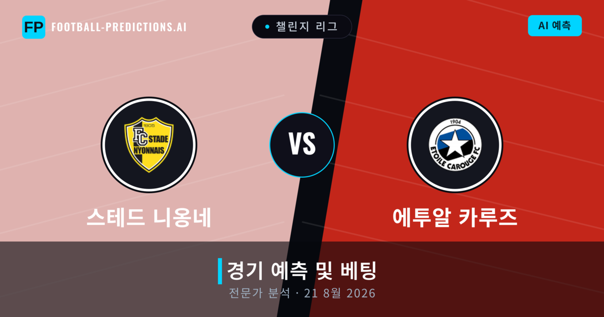스테드 니옹네 대 에투알 카루즈 — 경기 예측 및 프리뷰