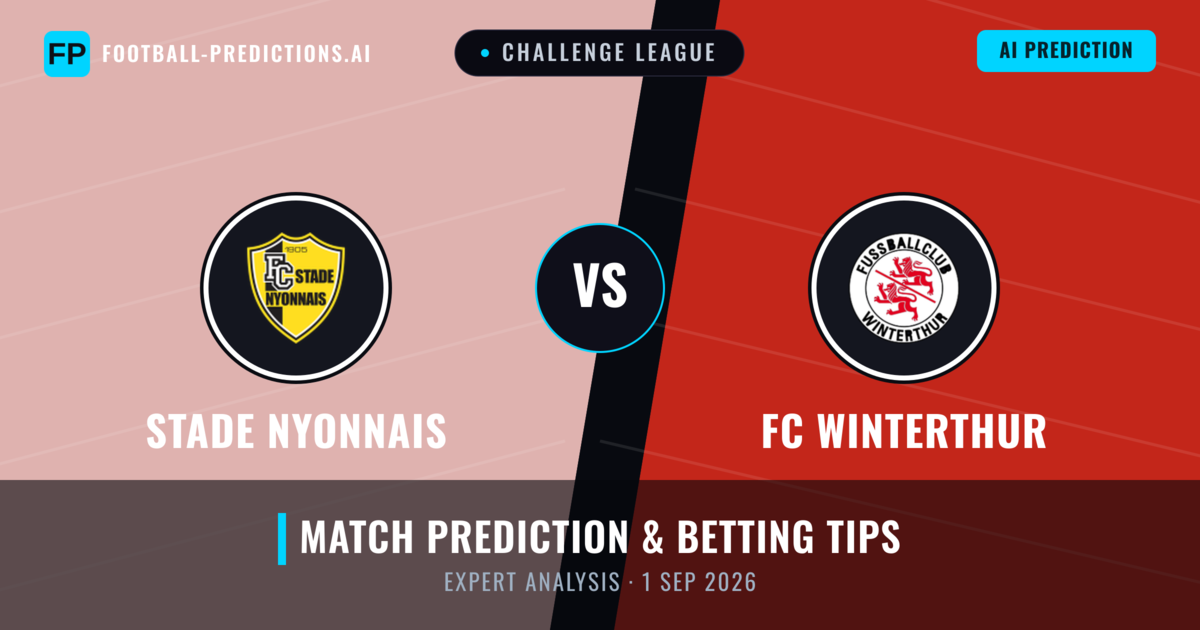 Stade Nyonnais vs FC Winterthur — match prediction & preview
