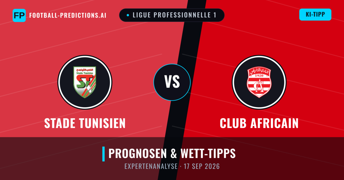 Stade Tunisien vs Club Africain — Prognose und Spielvorschau