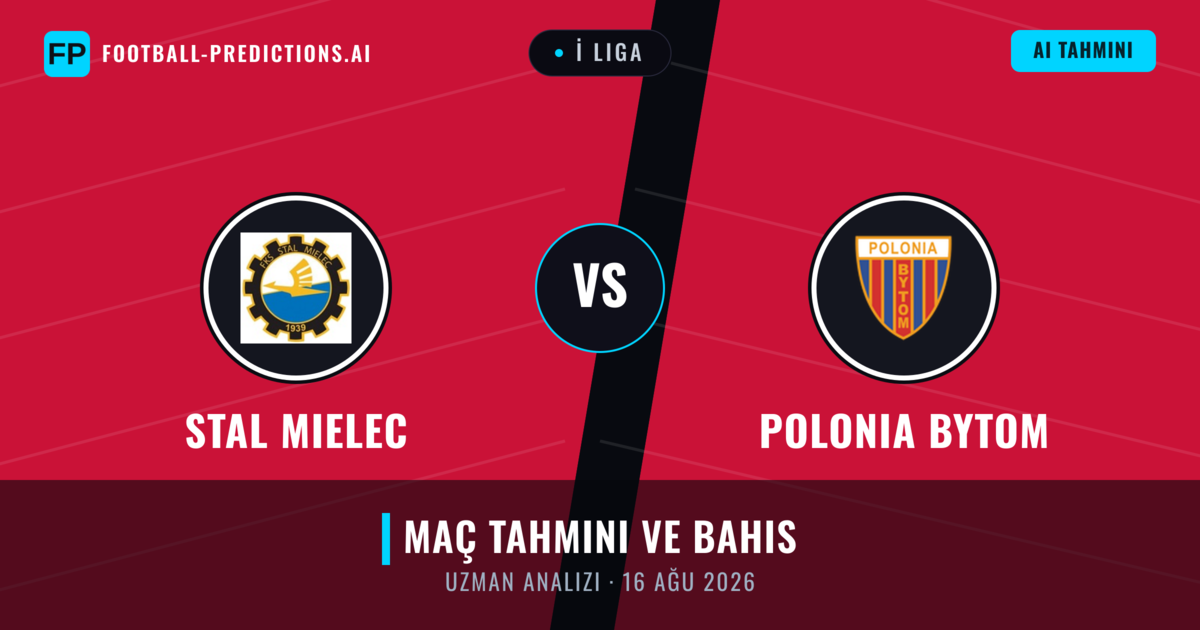 Stal Mielec - Polonia Bytom — maç tahmini ve önizleme