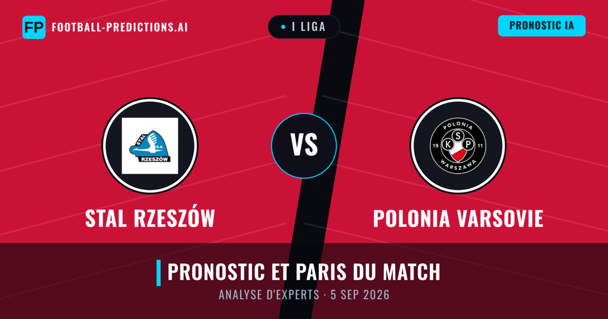 Stal Rzeszów vs Polonia Varsovie — pronostic et avant-match