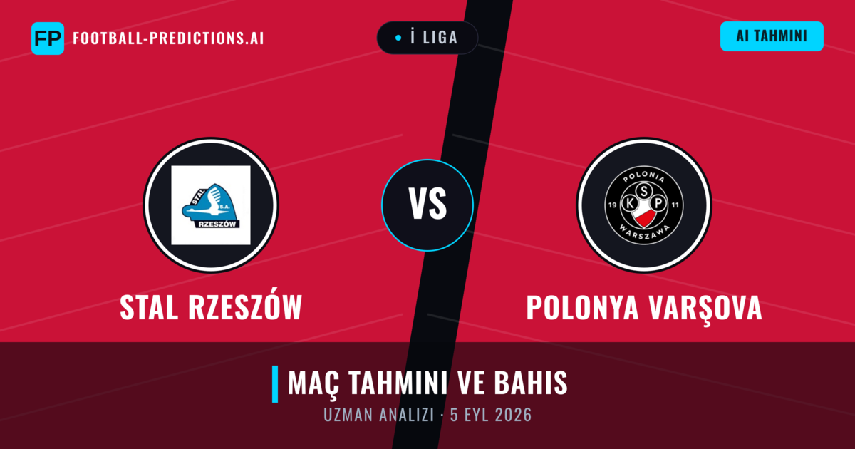 Stal Rzeszów - Polonya Varşova — maç tahmini ve önizleme