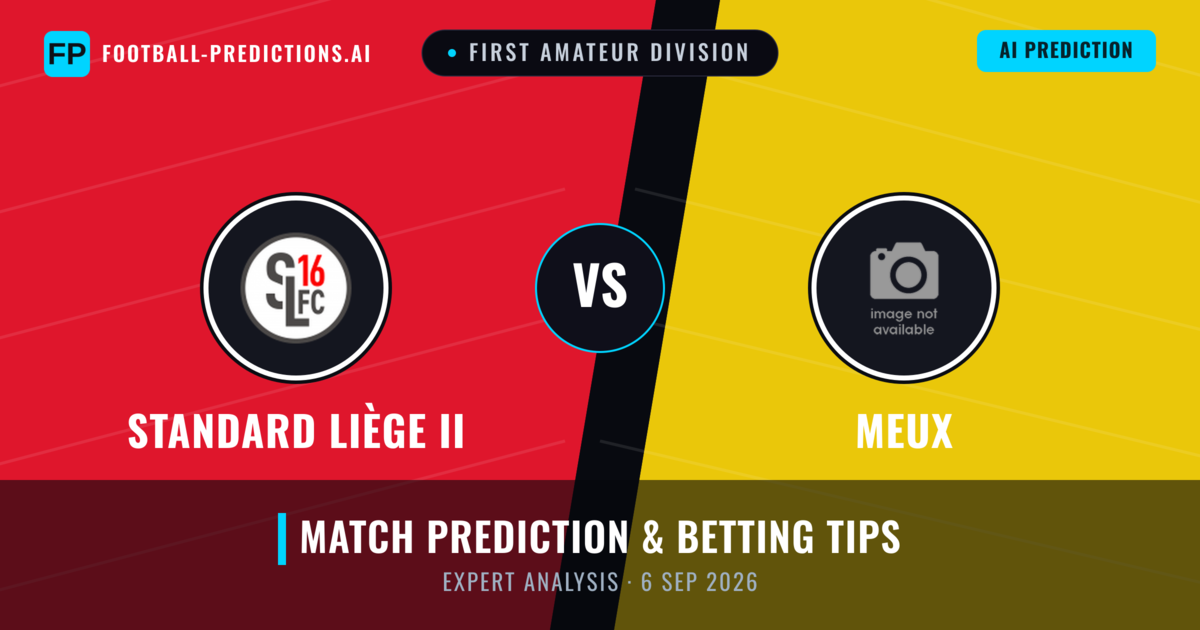 Standard Liège II vs Meux — match prediction & preview