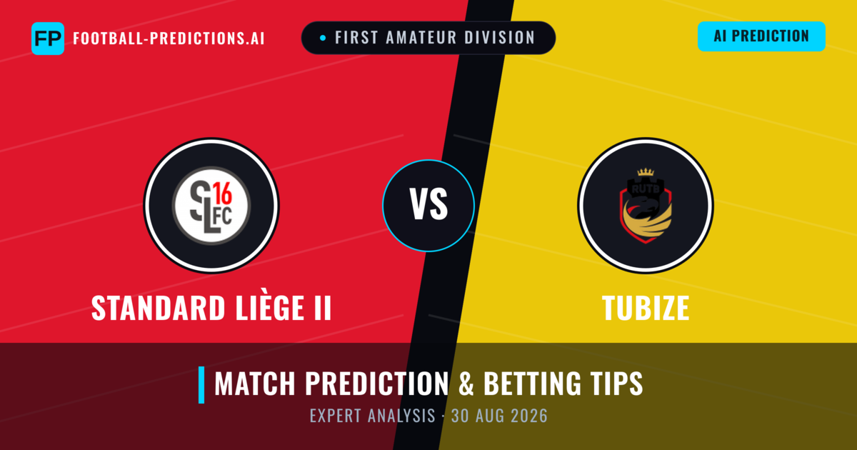 Standard Liège II vs Tubize — match prediction & preview