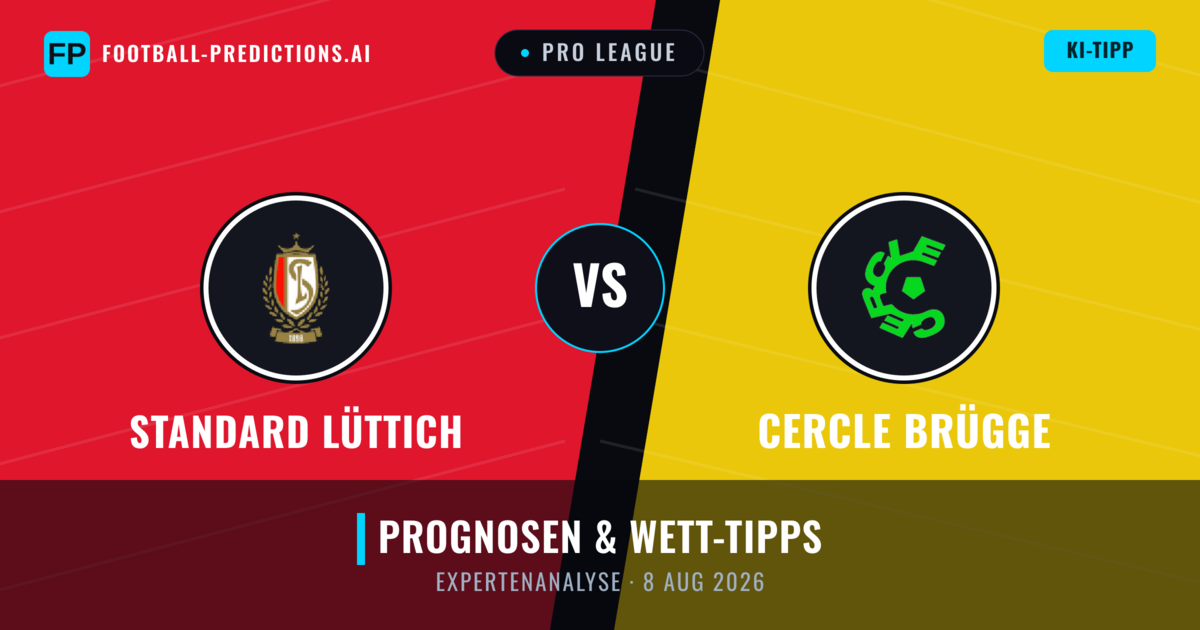 Standard Lüttich vs Cercle Brügge — Prognose und Spielvorschau