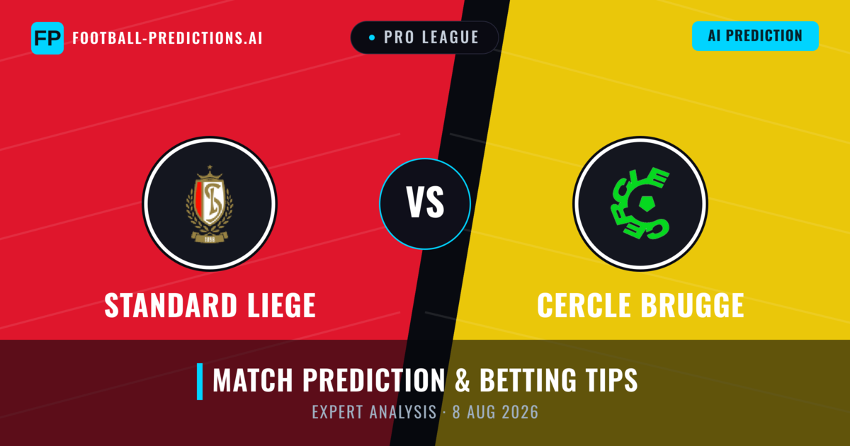 Standard Liege vs Cercle Brugge — match prediction & preview
