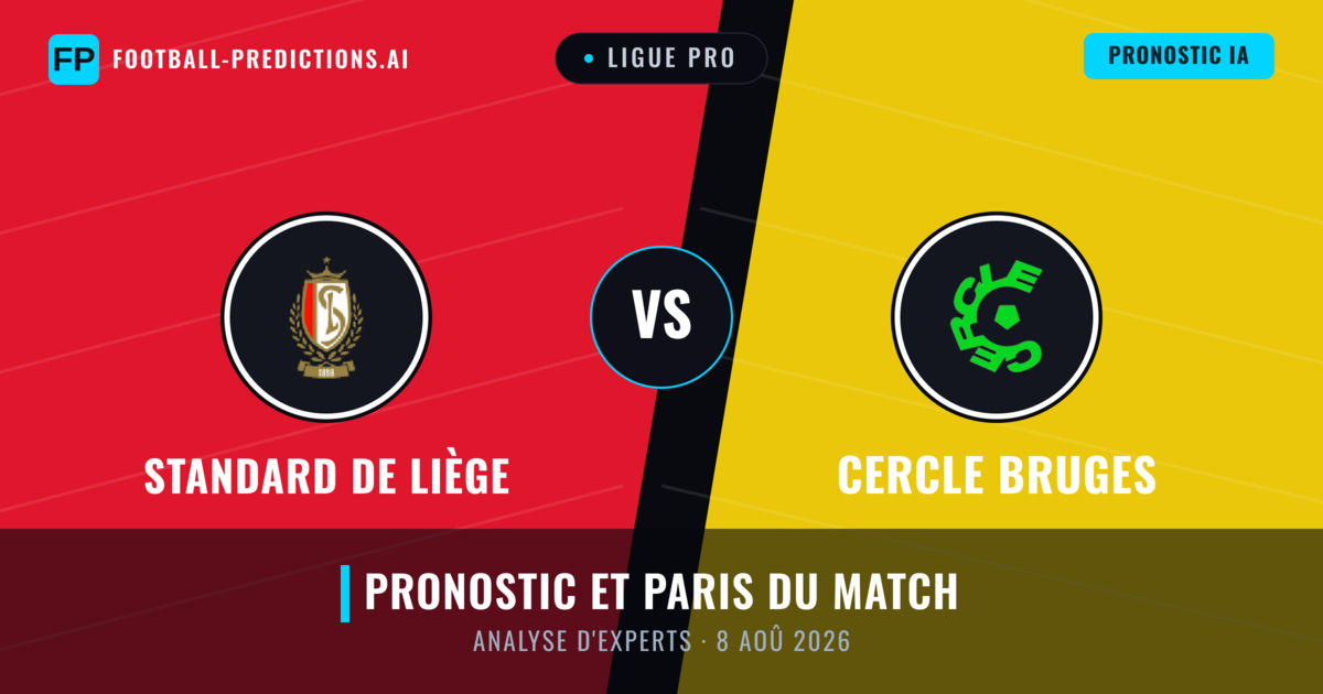 Standard de Liège vs Cercle Bruges — pronostic et avant-match