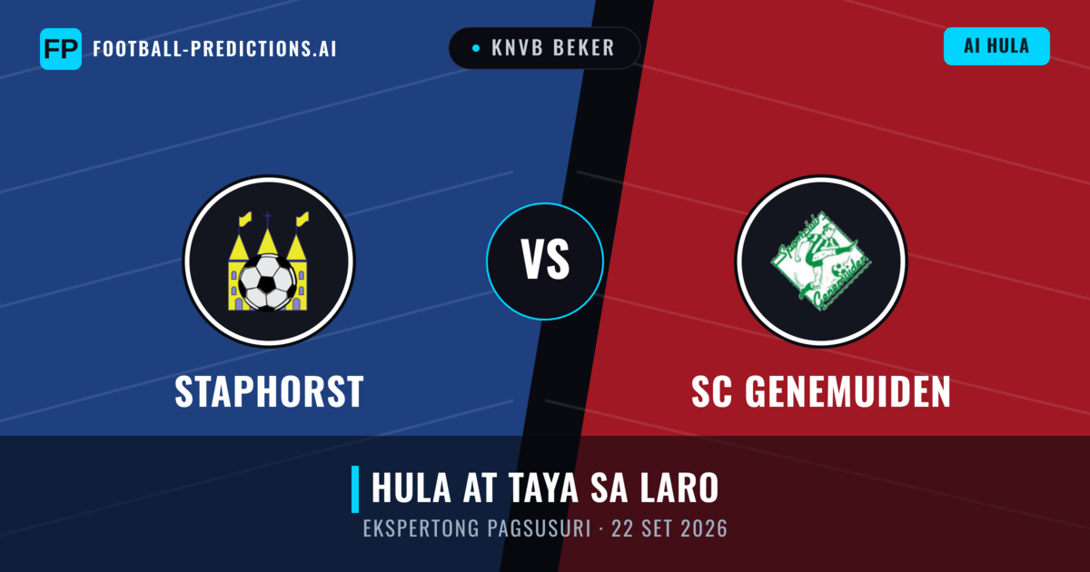 Staphorst vs SC Genemuiden — hula at preview ng laban