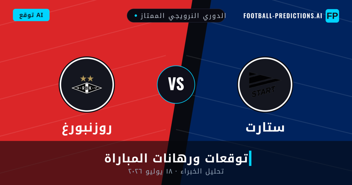 ستارت ضد روزنبورغ — توقعات ومعاينة المباراة