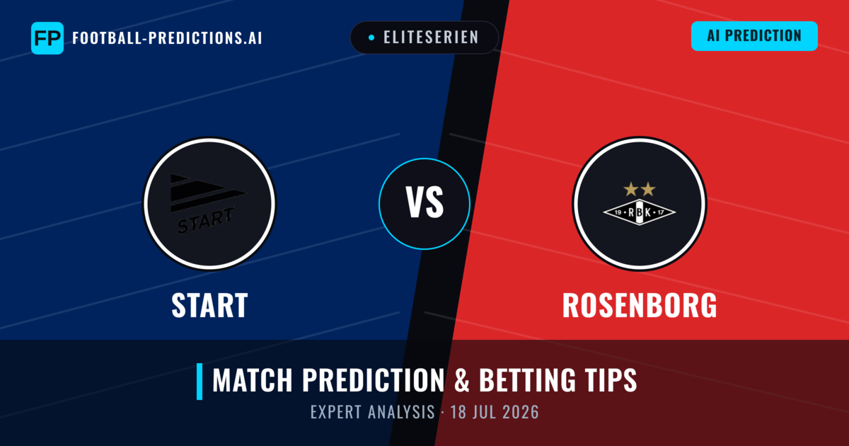 Start vs Rosenborg — match prediction & preview