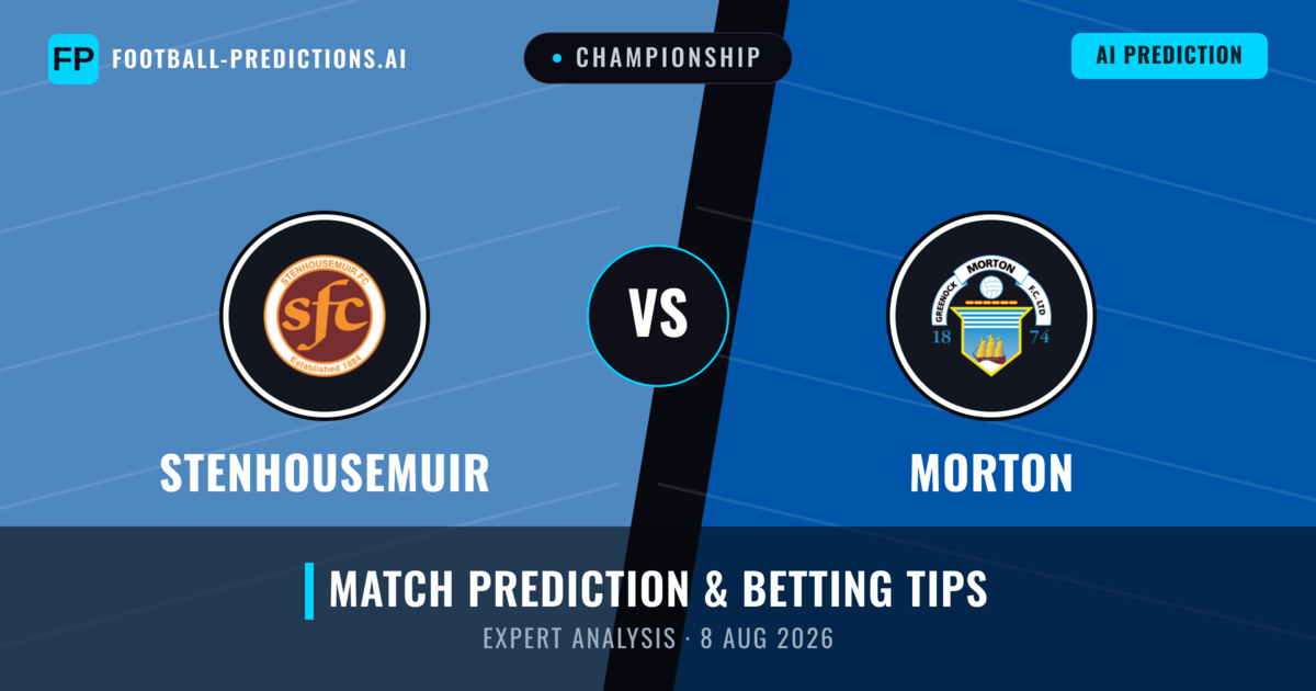 Stenhousemuir vs Morton — match prediction & preview