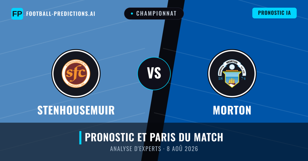 Stenhousemuir vs Morton — pronostic et avant-match