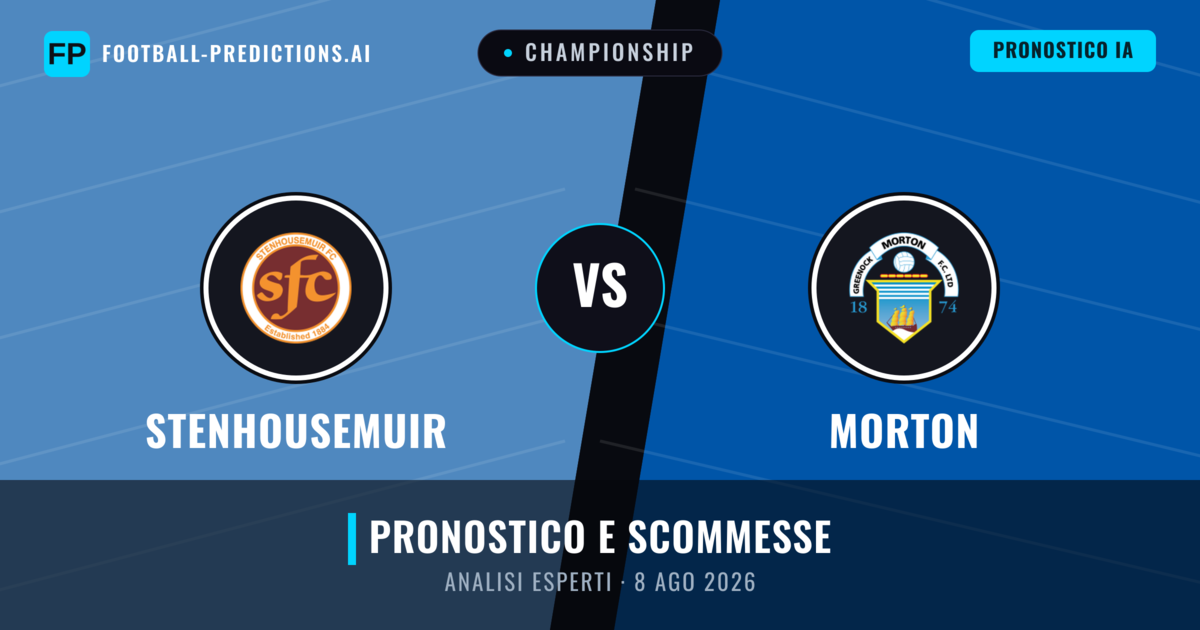 Stenhousemuir vs Morton — pronostico e anteprima del match