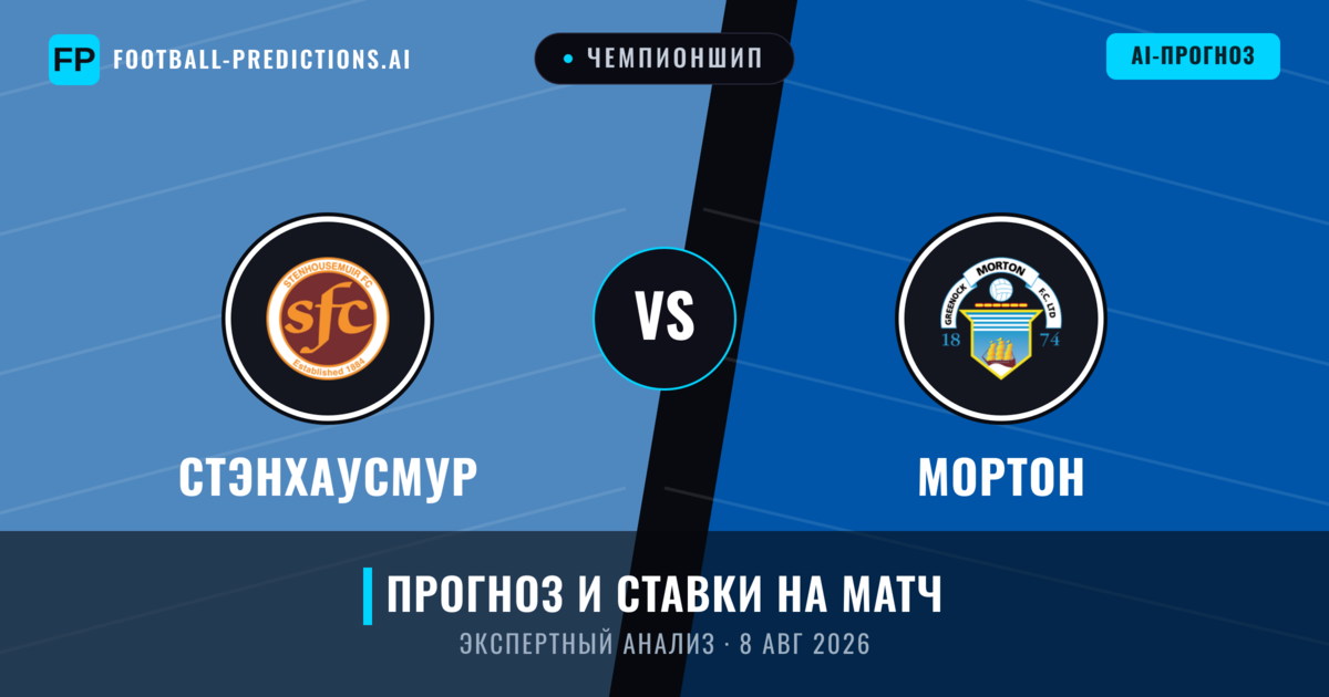 Стэнхаусмур – Мортон — прогноз и превью матча