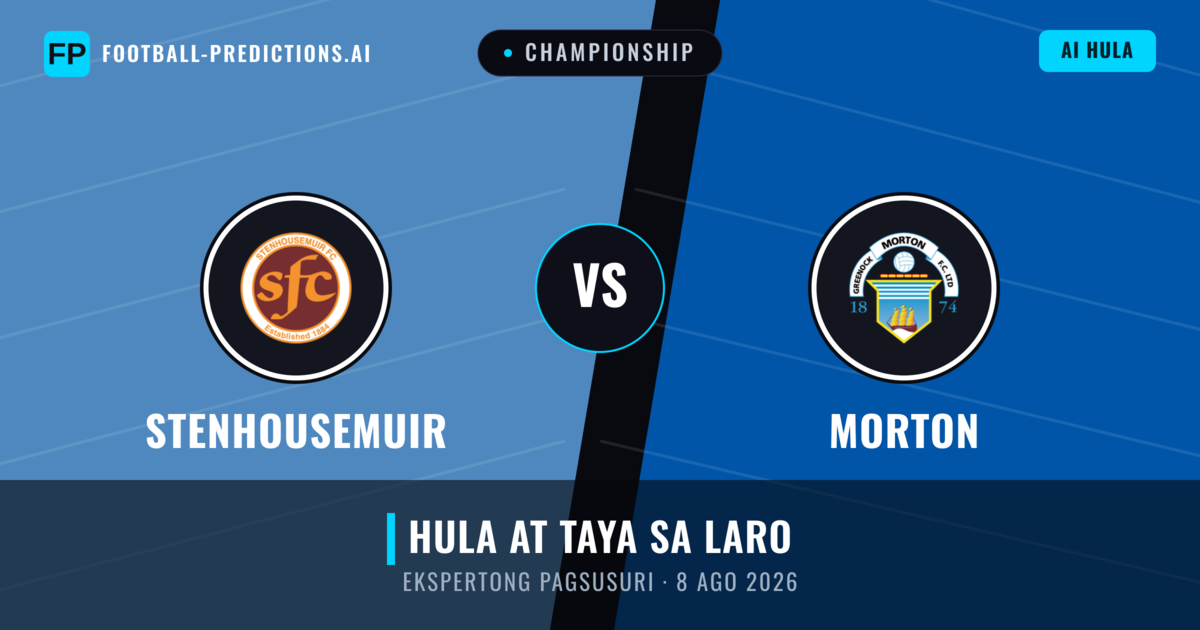 Stenhousemuir vs Morton — hula at preview ng laban