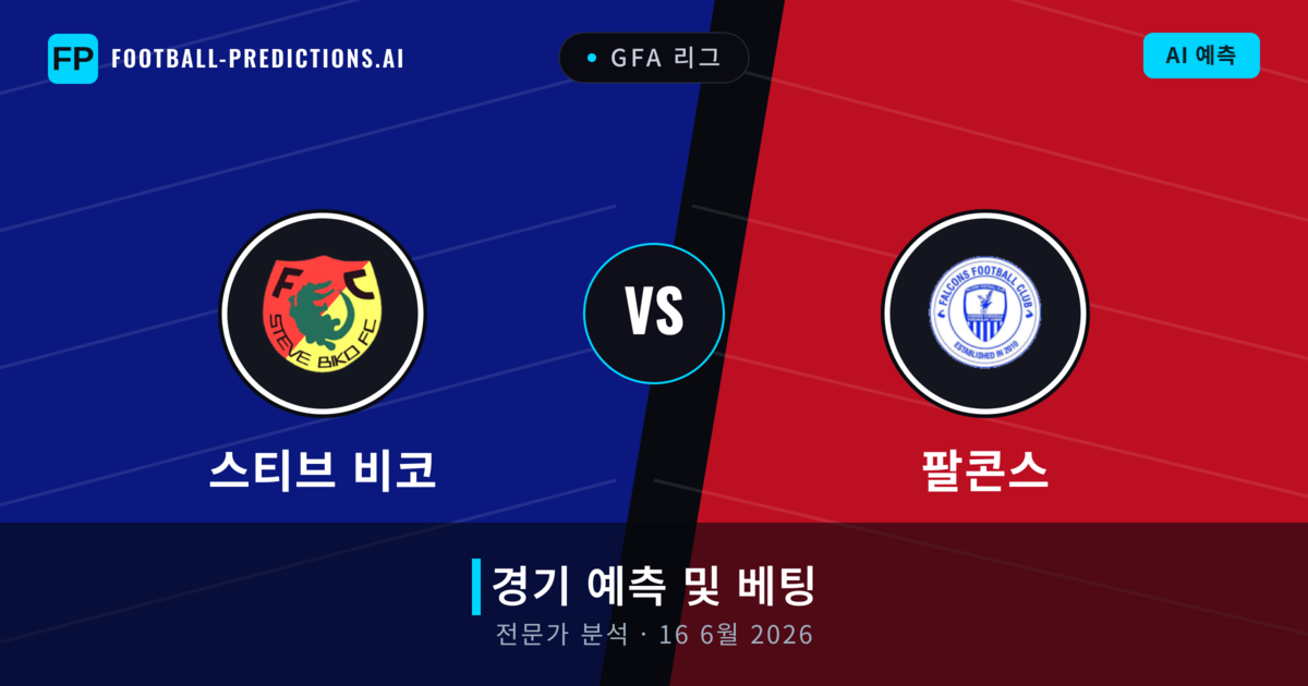 스티브 비코 대 팔콘스 — 경기 예측 및 프리뷰