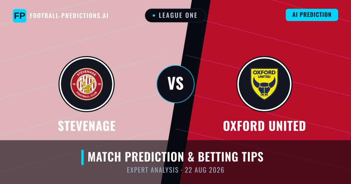 Stevenage vs Oxford United — match prediction & preview