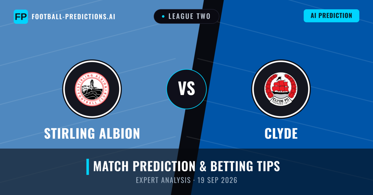 Stirling Albion vs Clyde — match prediction & preview