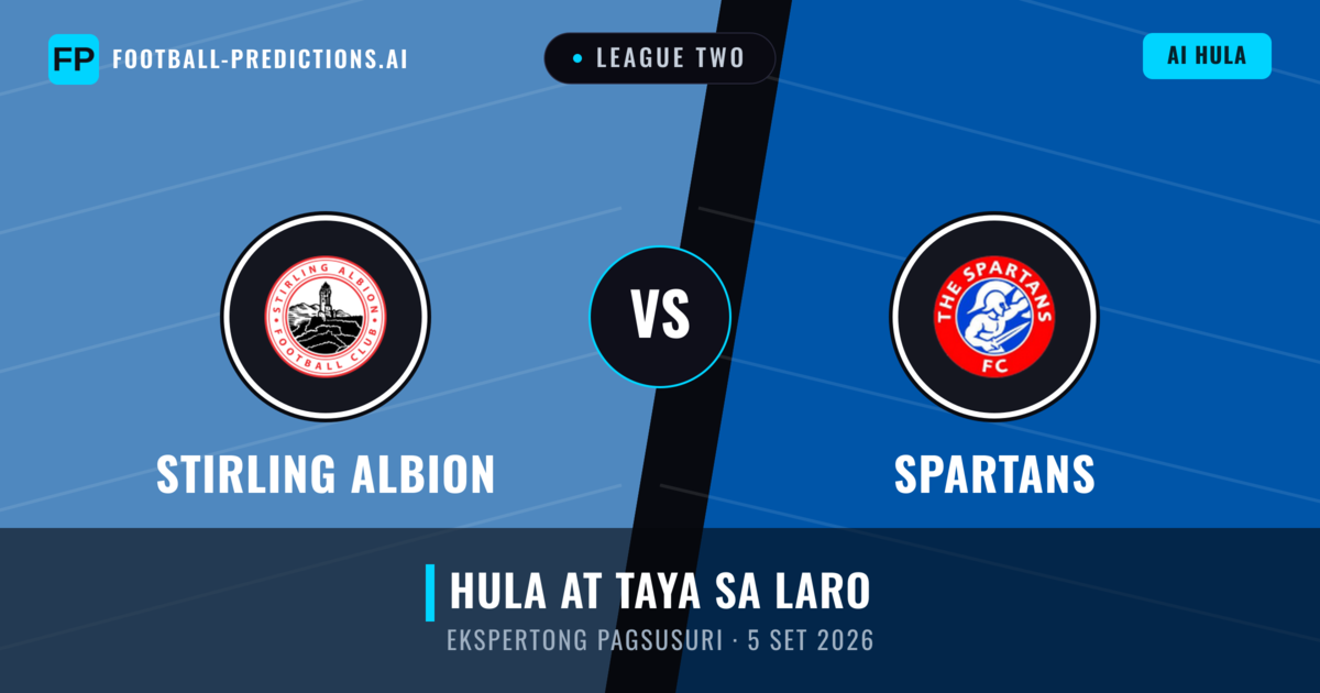 Stirling Albion vs Spartans — hula at preview ng laban