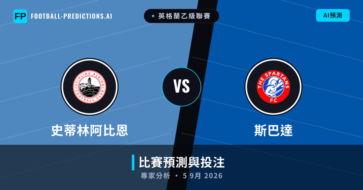 史蒂林阿比恩 vs 斯巴達 — 比赛预测和前瞻