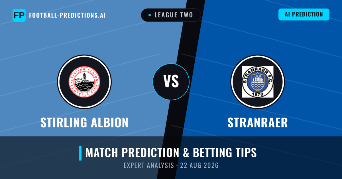 Stirling Albion vs Stranraer — match prediction & preview