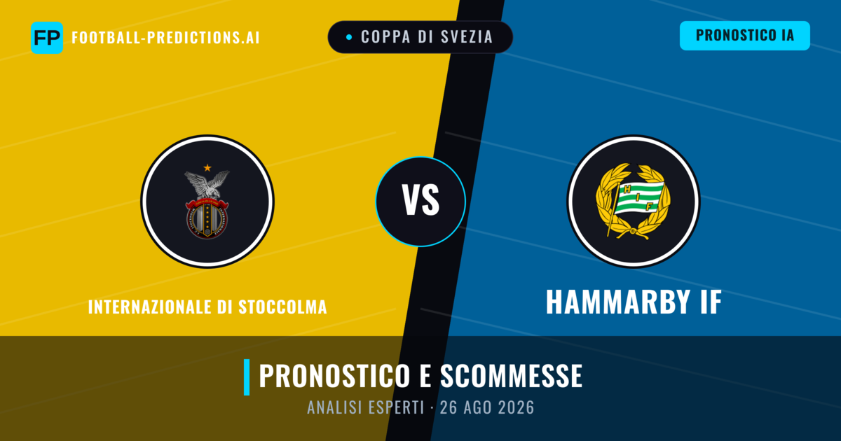 Internazionale di Stoccolma vs Hammarby IF — pronostico e anteprima del match